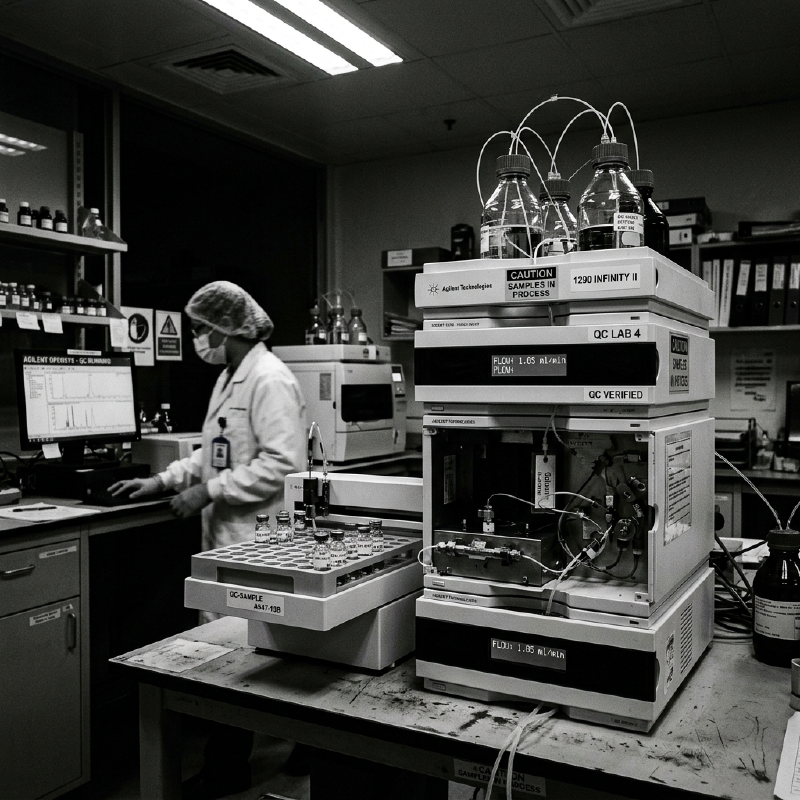 HPLC Analytical Testing in Quality Control Laboratory